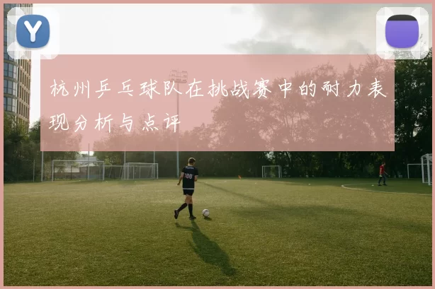 杭州乒乓球队在挑战赛中的耐力表现分析与点评